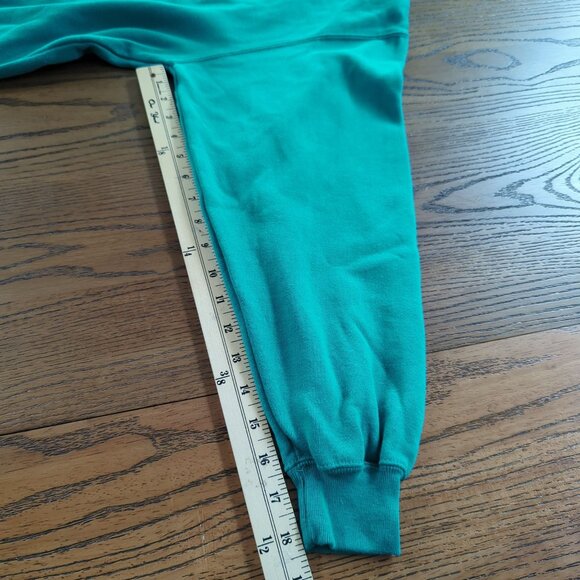 Vintage Elle Macpherson Teal Cardigan Sweater M With Button Front and Pockets - Picture 14 of 15